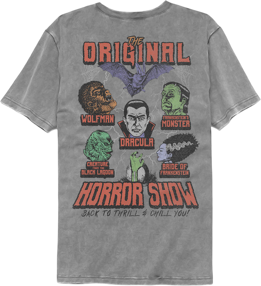 Front & Back Universal Monsters Comfort Colors Brand T-Shirt