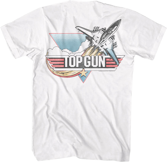 Front & Back Vintage Logo Top Gun T-Shirt