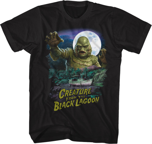 Full Moon Creature From The Black Lagoon T-Shirt