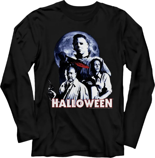 Full Moon Halloween Long Sleeve Shirt