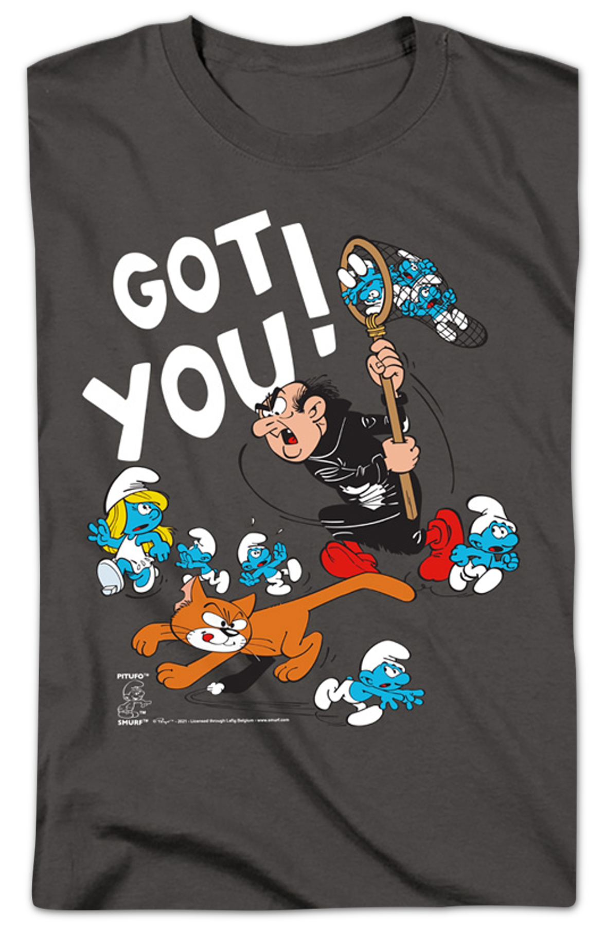 Gargamel and Azrael Got You Smurfs T-Shirt