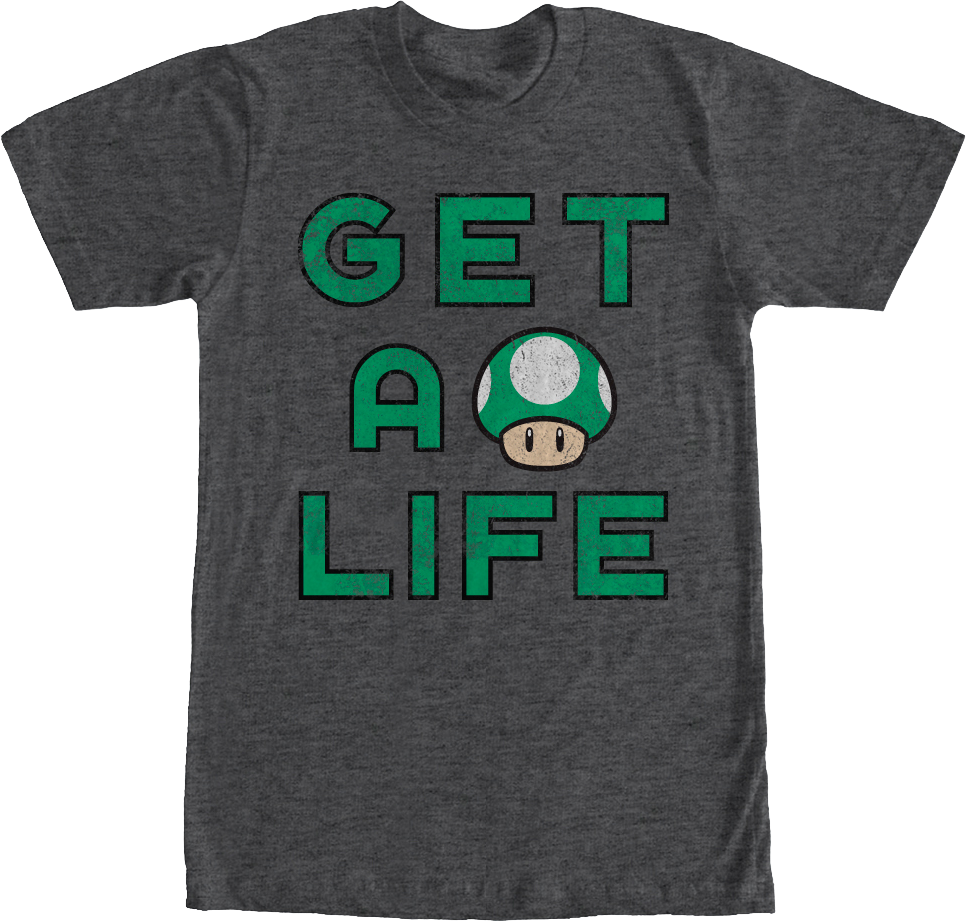 Get A Life Super Mario Bros. T-Shirt