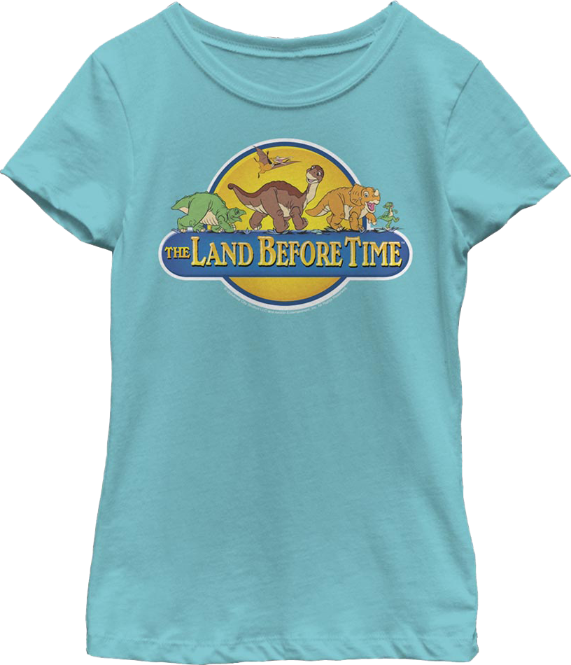 Girls Youth Classic Logo Land Before Time Shirt