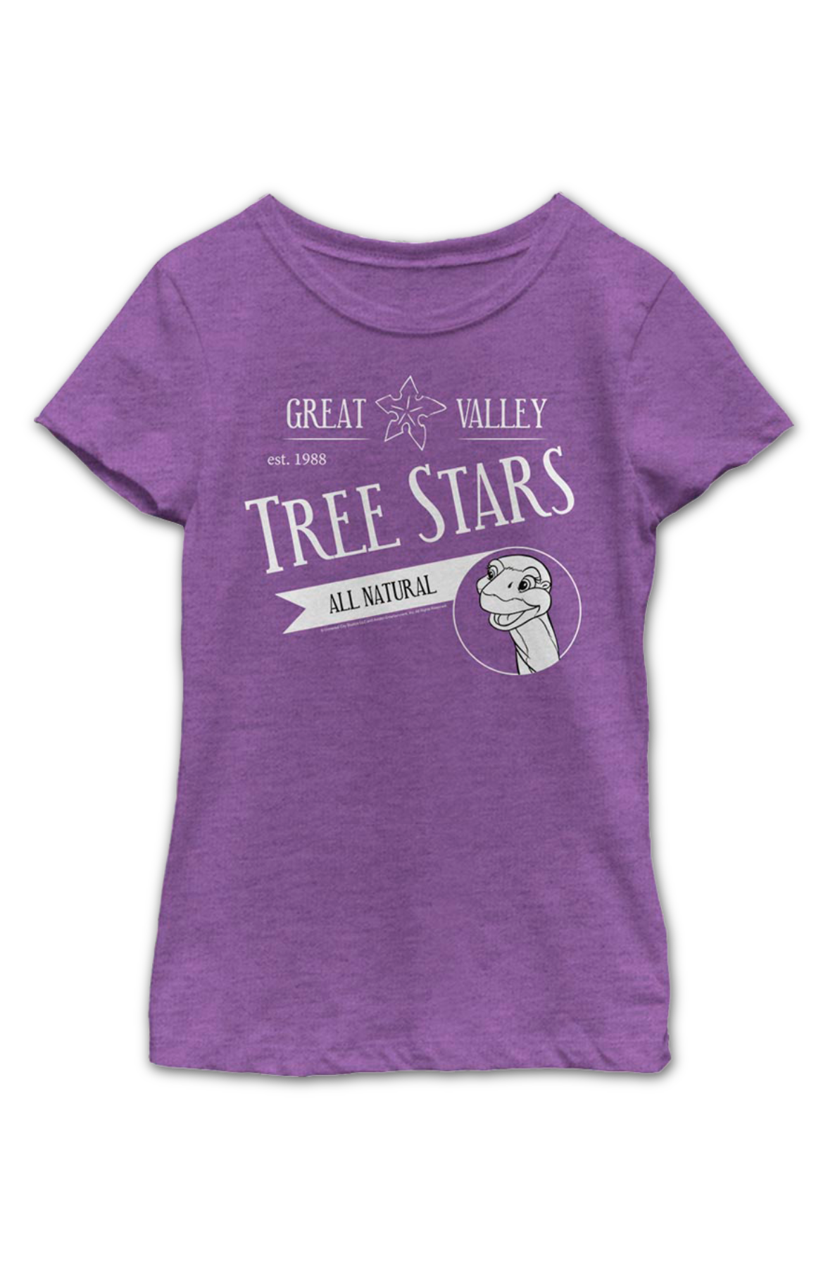 Girls Youth Great Valley Tree Stars Land Before Time Shirt