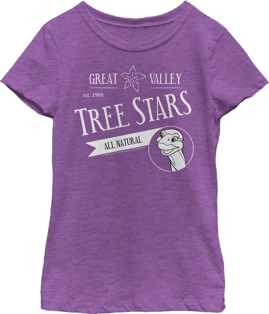 Girls Youth Great Valley Tree Stars Land Before Time Shirt