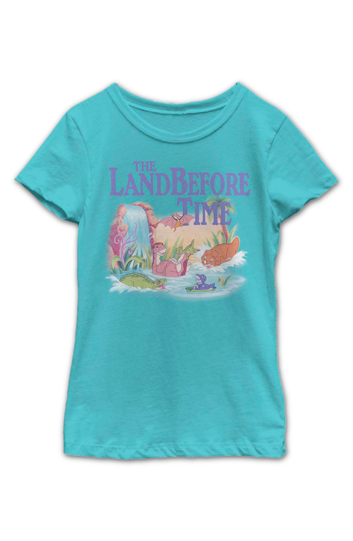 Girls Youth Prehistoric Splash Land Before Time Shirt