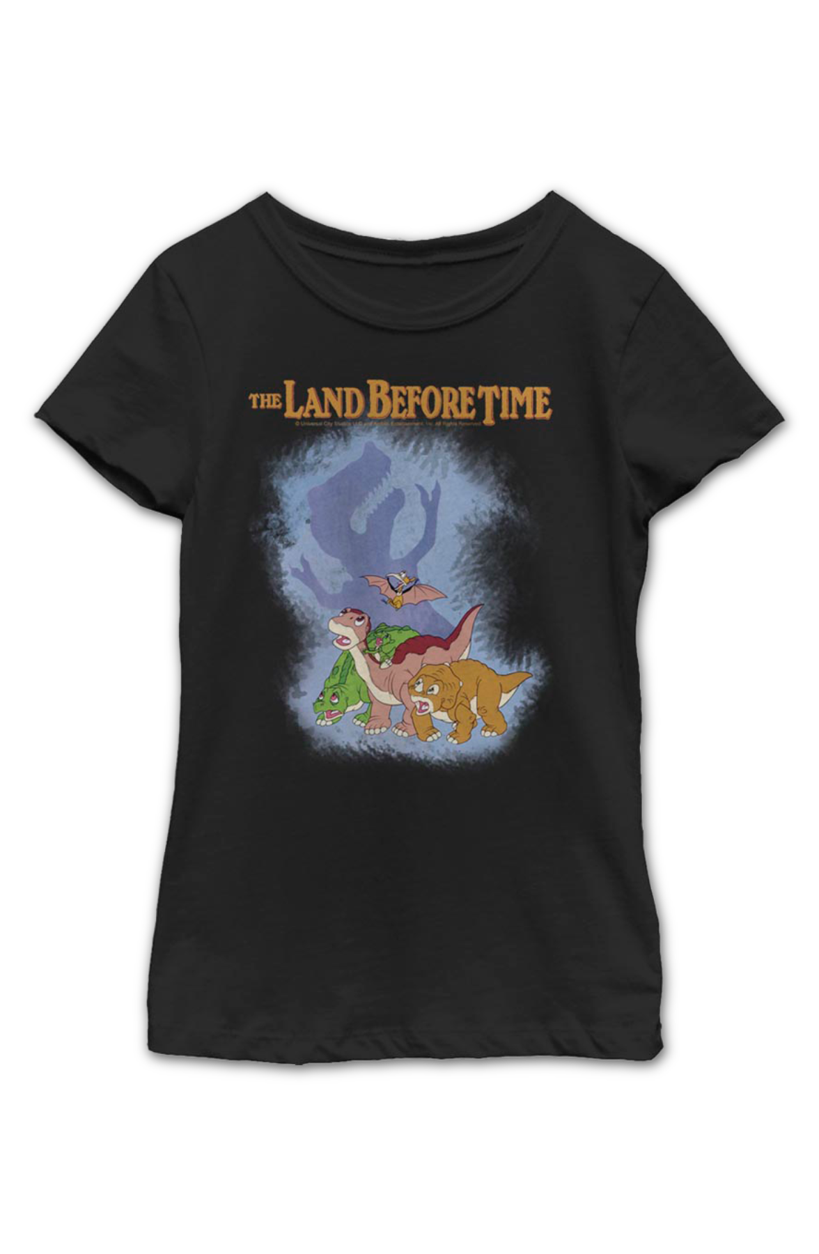 Girls Youth Sharptooth Shadow Land Before Time Shirt