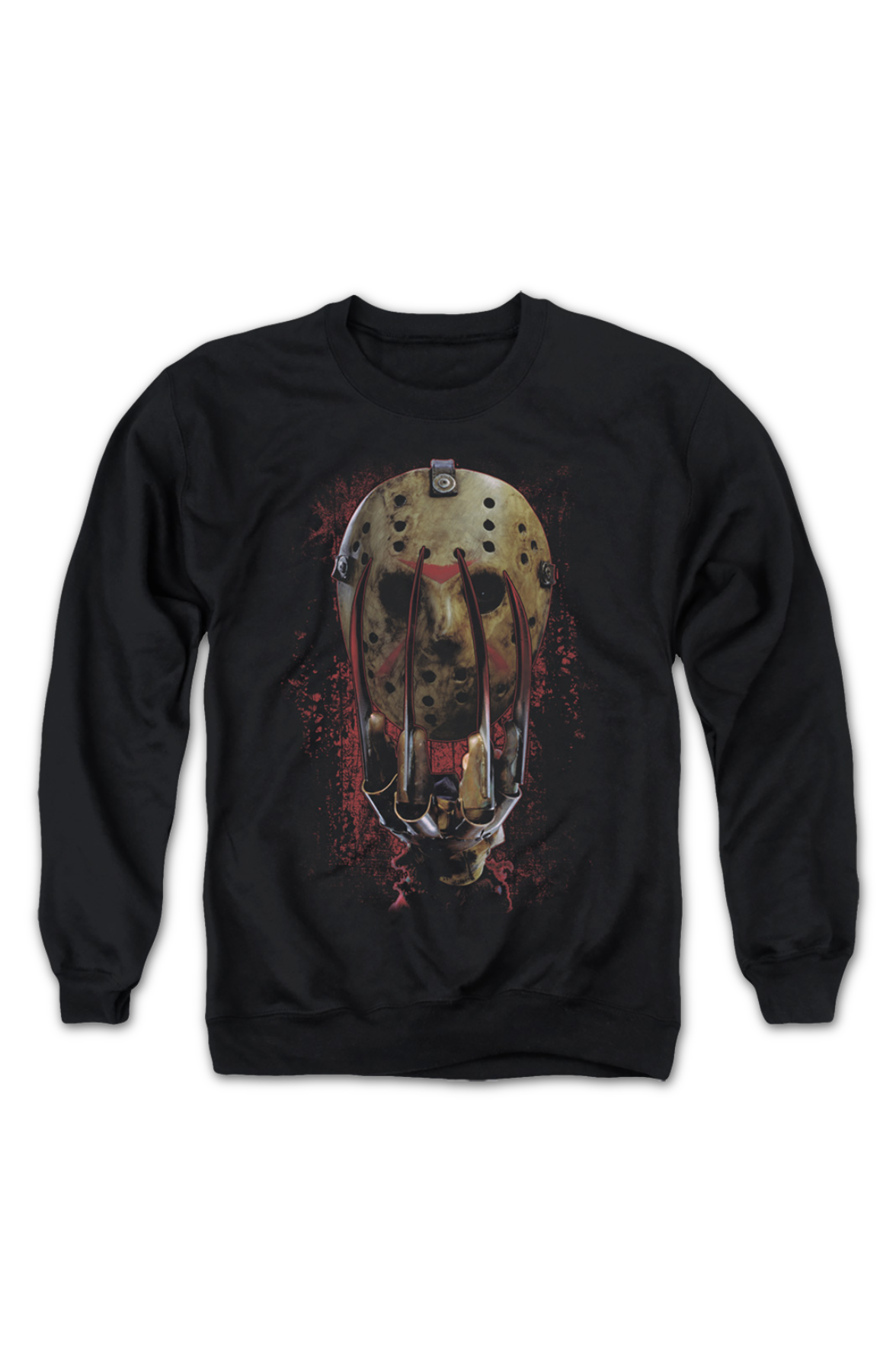 Glove And Mask Freddy vs. Jason Sweatshirt