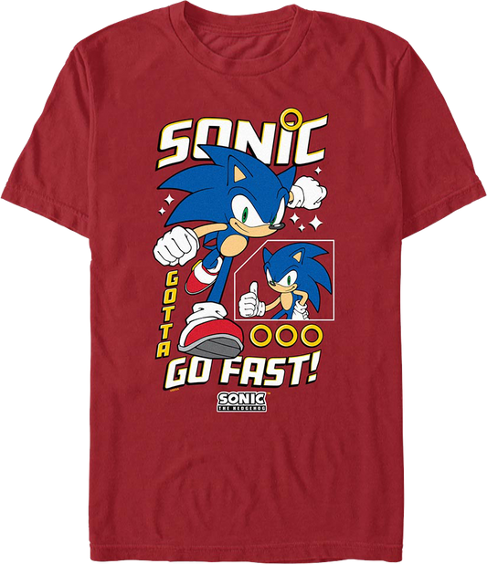 Gotta Go Fast Sonic The Hedgehog T-Shirt