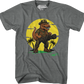Graphite Heather Simple Sexual Tyrannosaurus T-Shirt
