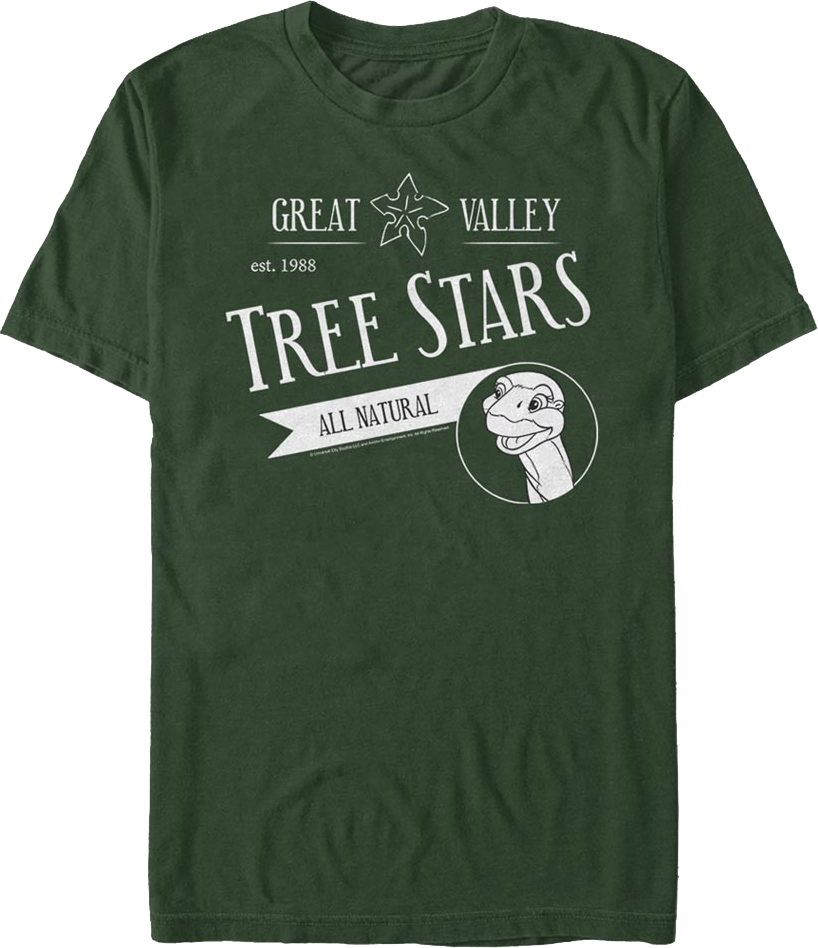 Great Valley Tree Stars Land Before Time T-Shirt