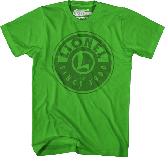 Green Logo Lionel Trains T-Shirt