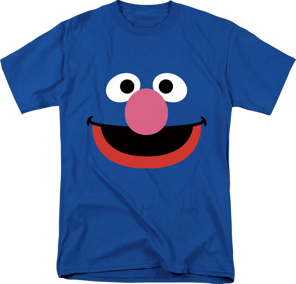 Grover Face Sesame Street T-Shirt