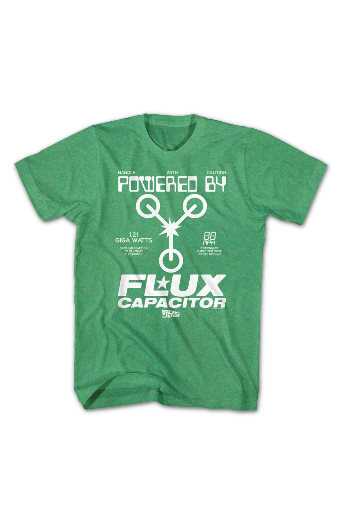 Handle With Caution Flux Capacitor Back To The Future T-Shirt