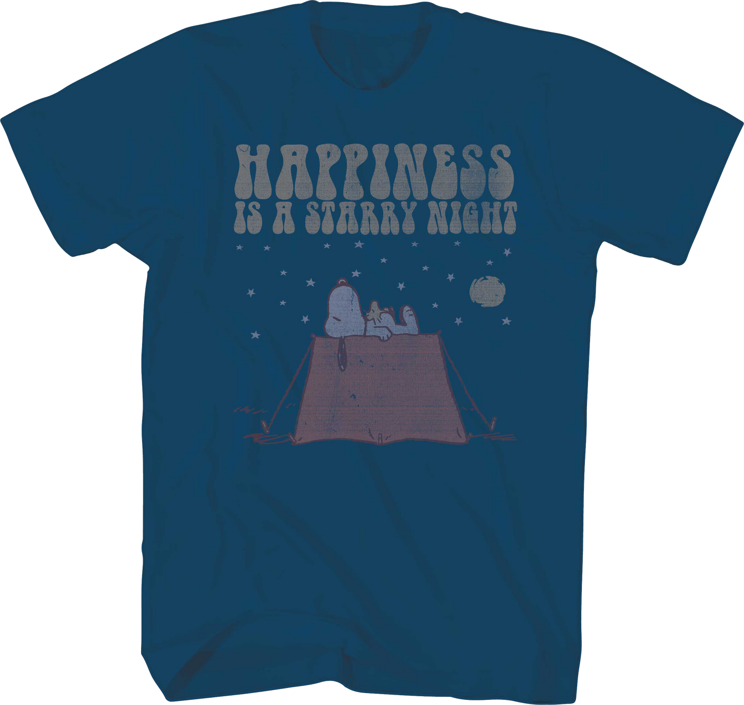 Happiness Is A Starry Night Peanuts T-Shirt