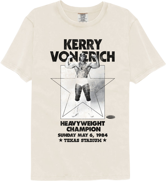 Heavyweight Champion Kerry Von Erich Comfort Colors Brand T-Shirt