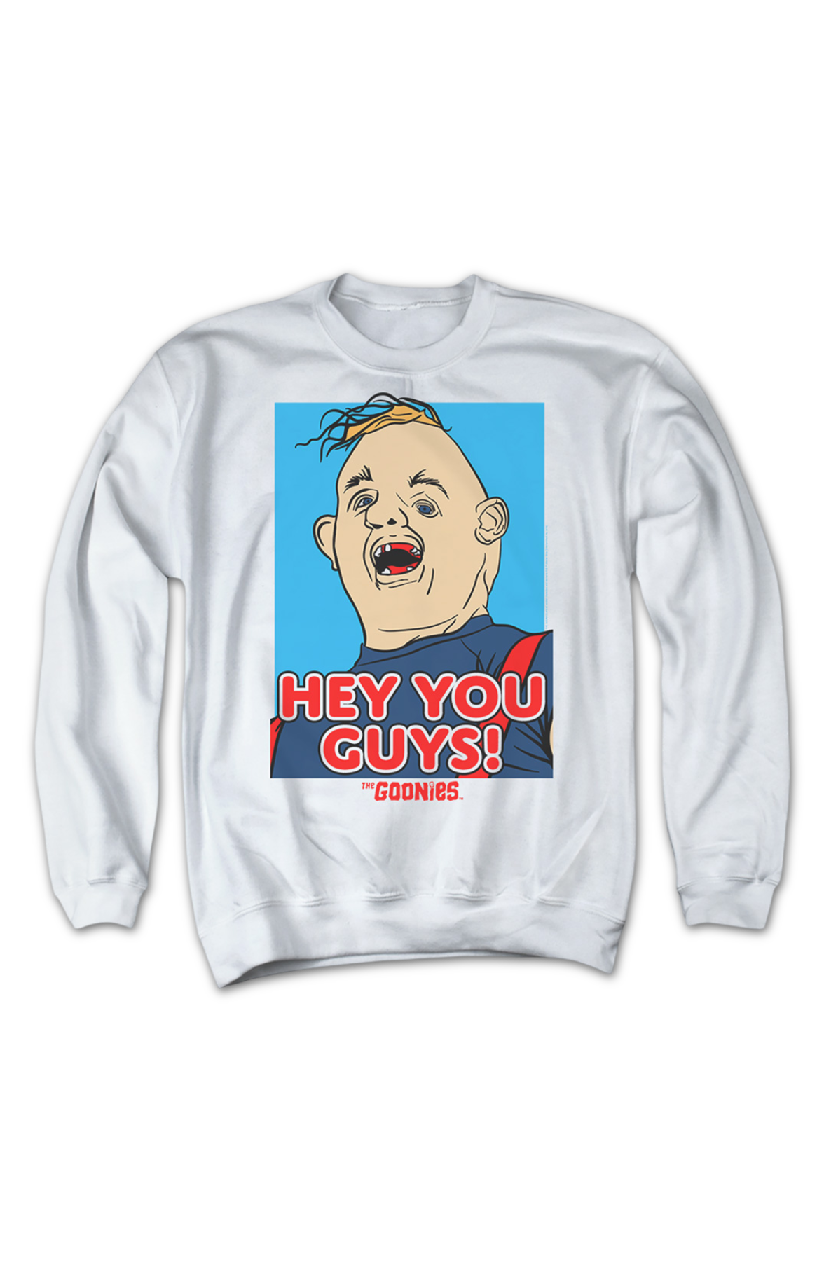 Hey You Guys Sloth Illustration Goonies Sweatshirt