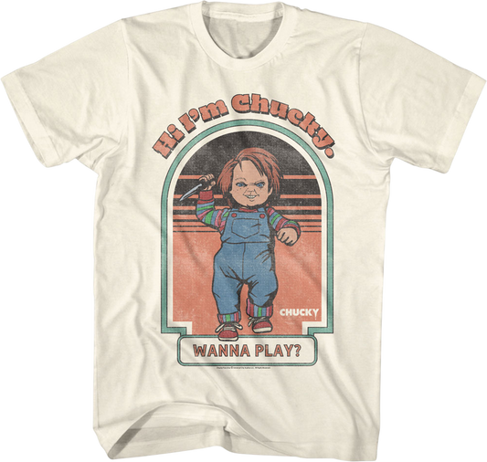 Hi I'm Chucky Wanna Play Child's Play T-Shirt