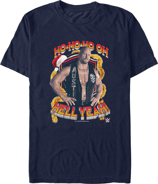 Ho-Ho-Ho Oh Hell Yeah "Stone Cold" Steve Austin T-Shirt