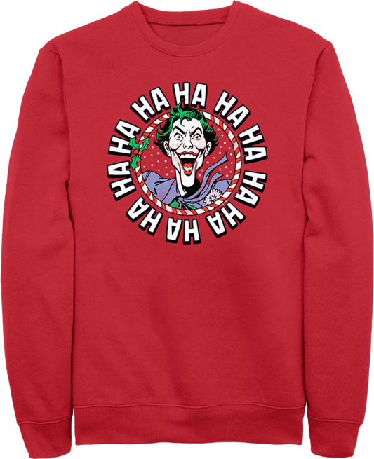 Holly Jolly Joker DC Comics Sweatshirt