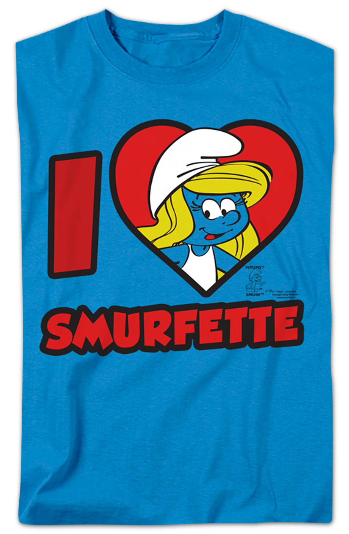 I Love Smurfette Smurfs T-Shirt