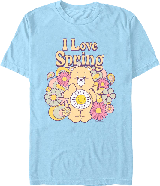I Love Spring Care Bears T-Shirt