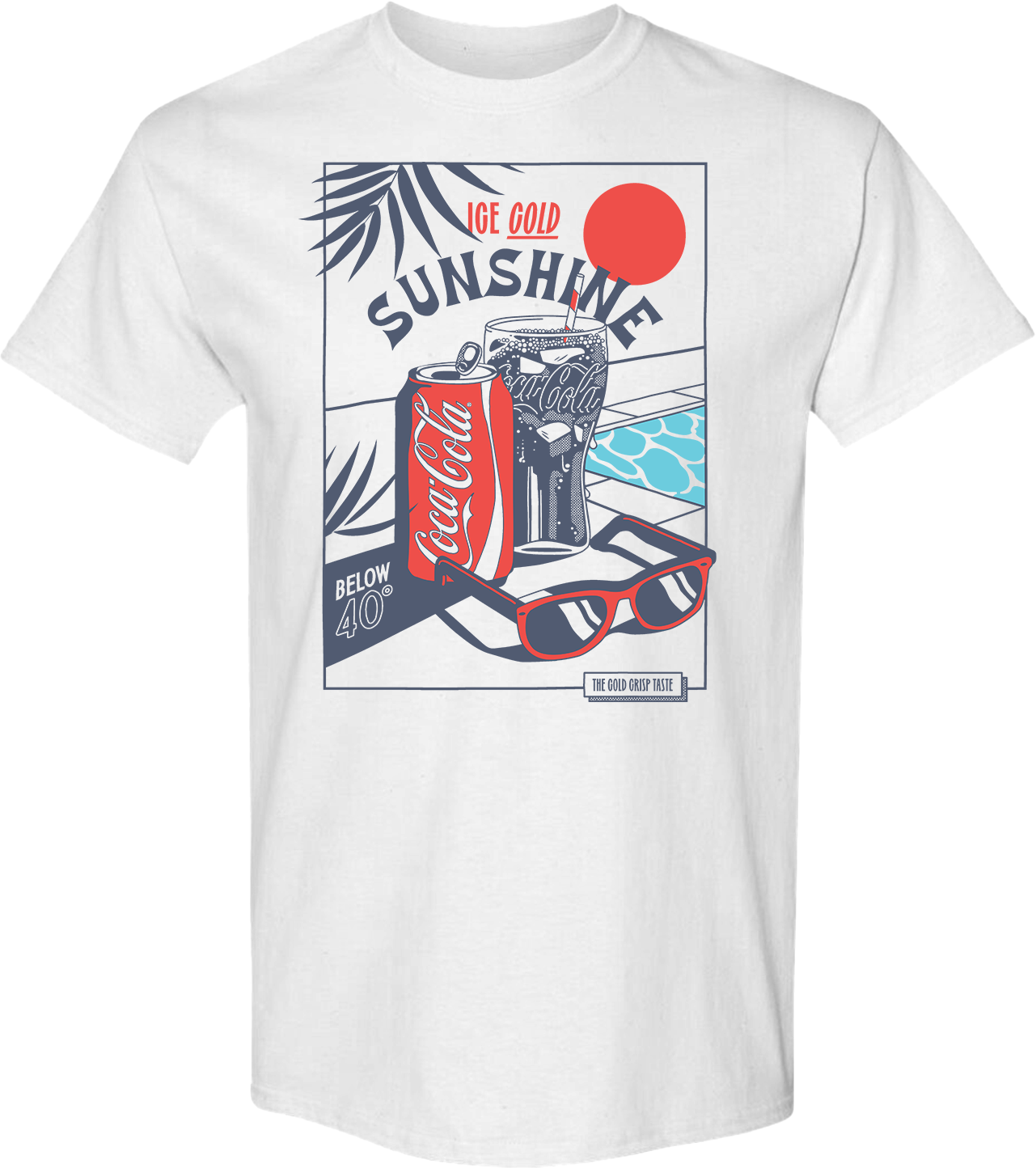 Ice Cold Sunshine Poster Coca-Cola T-Shirt