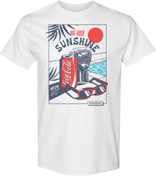 Ice Cold Sunshine Poster Coca-Cola T-Shirt