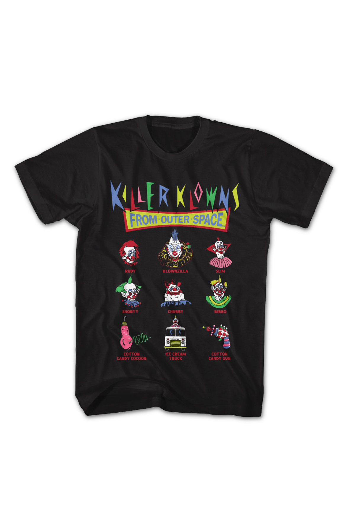 Icons Collage Killer Klowns From Outer Space T-Shirt