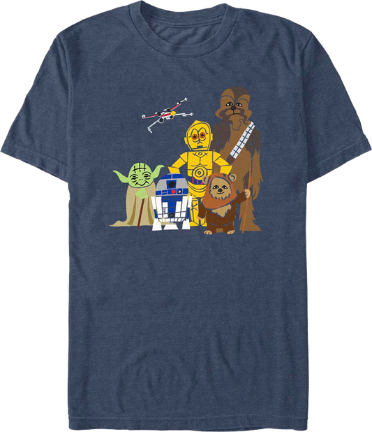 Illustrated Rebels Star Wars T-Shirt