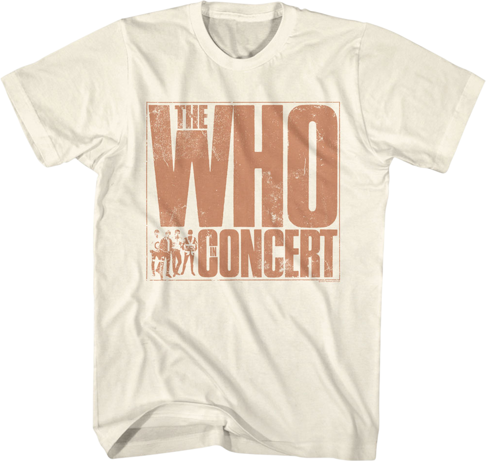 In Concert The Who T-Shirt