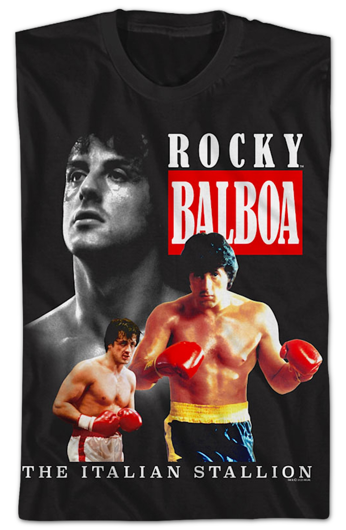 Italian Stallion Collage Rocky T-Shirt