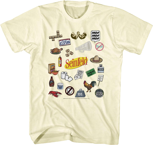 Item Collage Seinfeld T-Shirt
