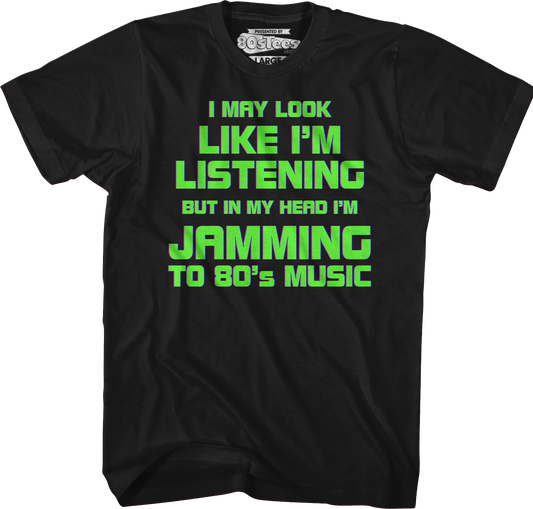 Jamming To 80's Music T-Shirt