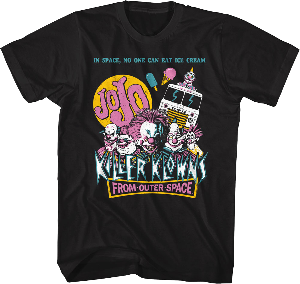 Jojo Ice Cream Killer Klowns From Outer Space T-Shirt