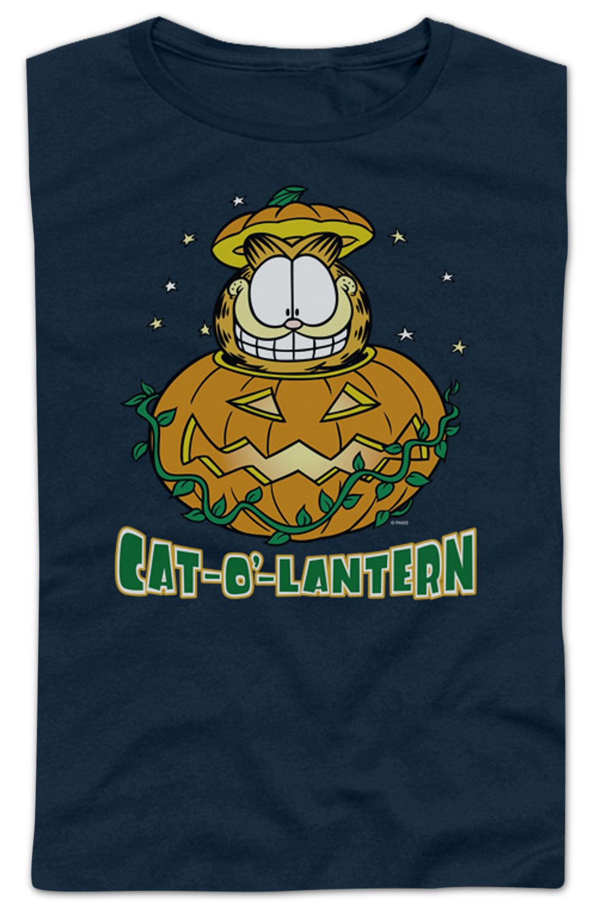 Ladies Cat-O'-Lantern Garfield Shirt