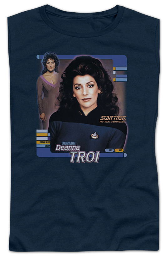 Ladies Deanna Troi Star Trek The Next Generation Shirt