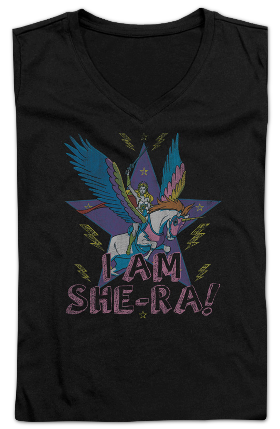 Ladies I Am She-Ra V-Neck Shirt