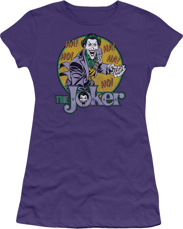 Ladies Laughing Joker Batman Shirt