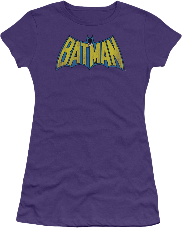 Ladies Purple Batman Shirt