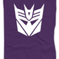 Ladies Purple Decepticons Logo Transformers Shirt