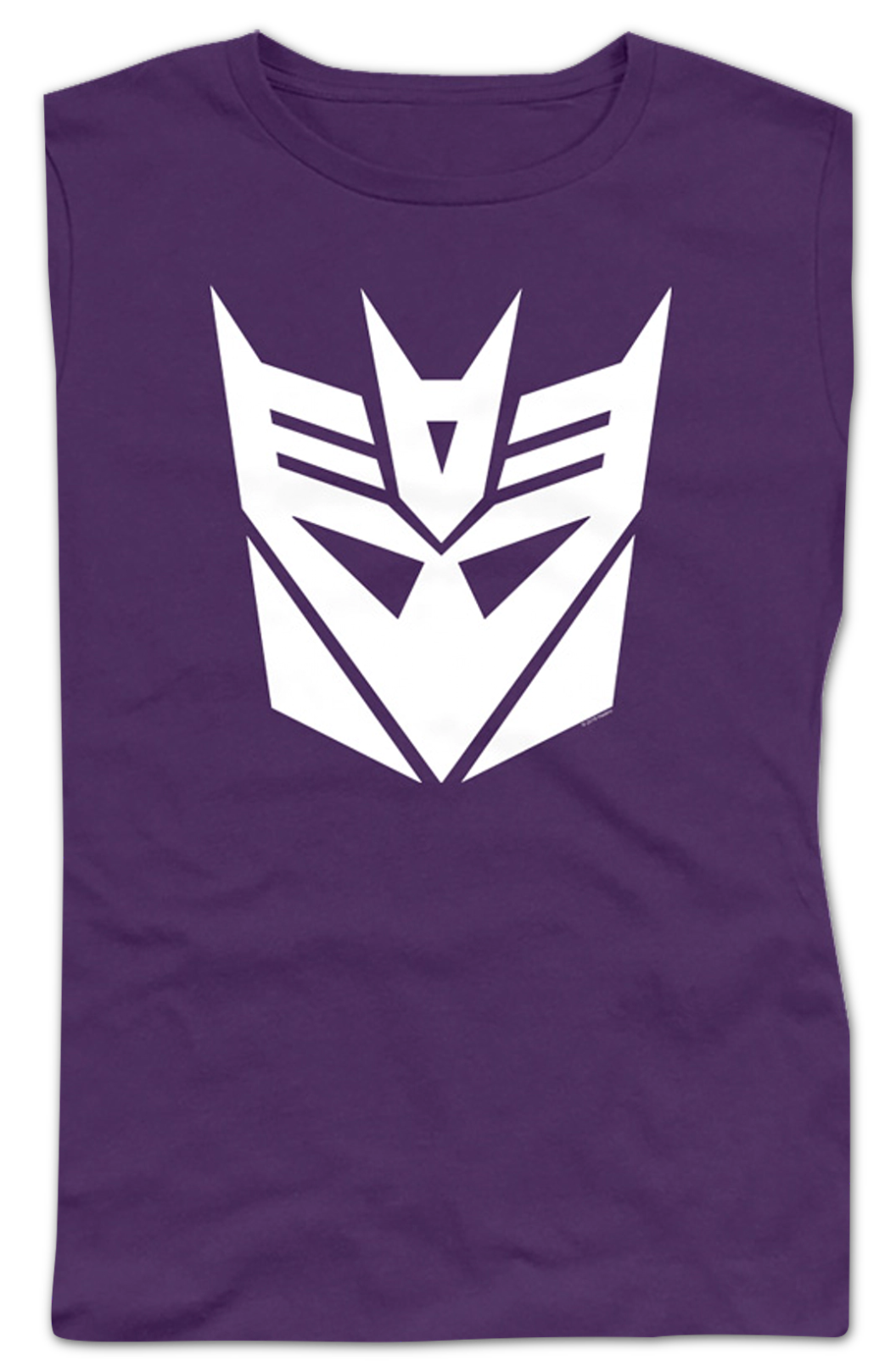 Ladies Purple Decepticons Logo Transformers Shirt