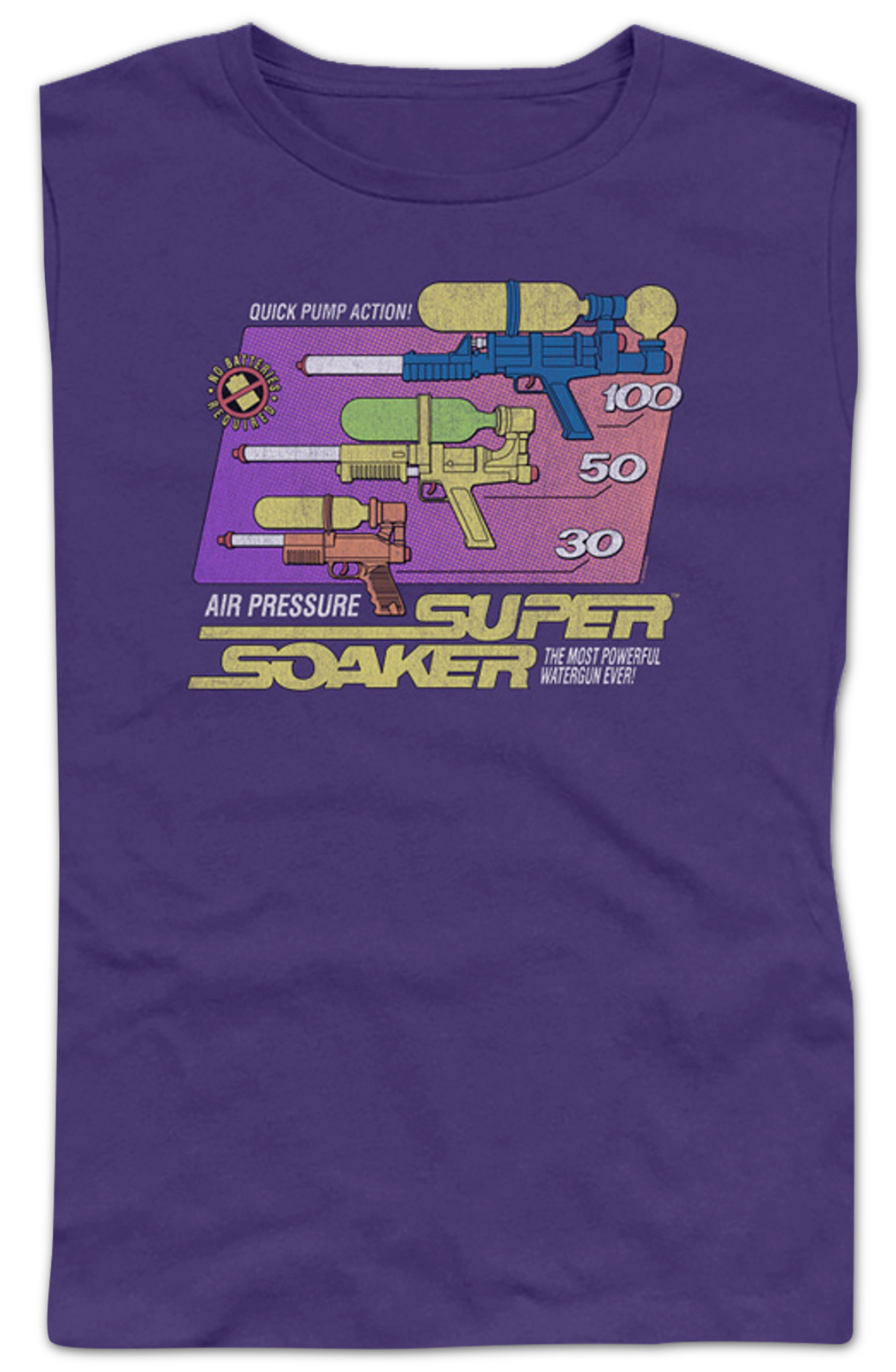 Ladies Purple Super Soaker Shirt