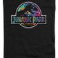 Ladies Tie Dye Logo Jurassic Park Shirt