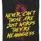 Just Words Cobra Kai T-Shirt
