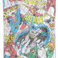 Justice League Front & Back Collage DC Comics T-Shirt