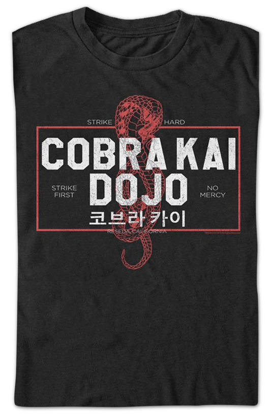 Kanji Text Cobra Kai T-Shirt