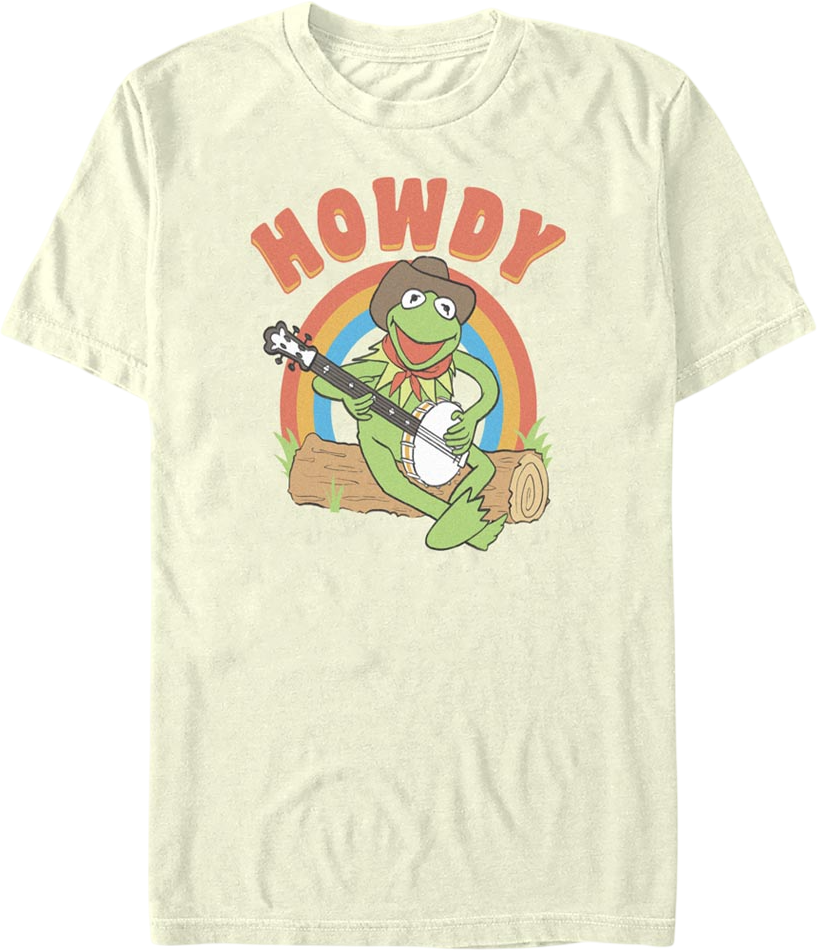 Kermit The Frog Howdy Muppets T-Shirt