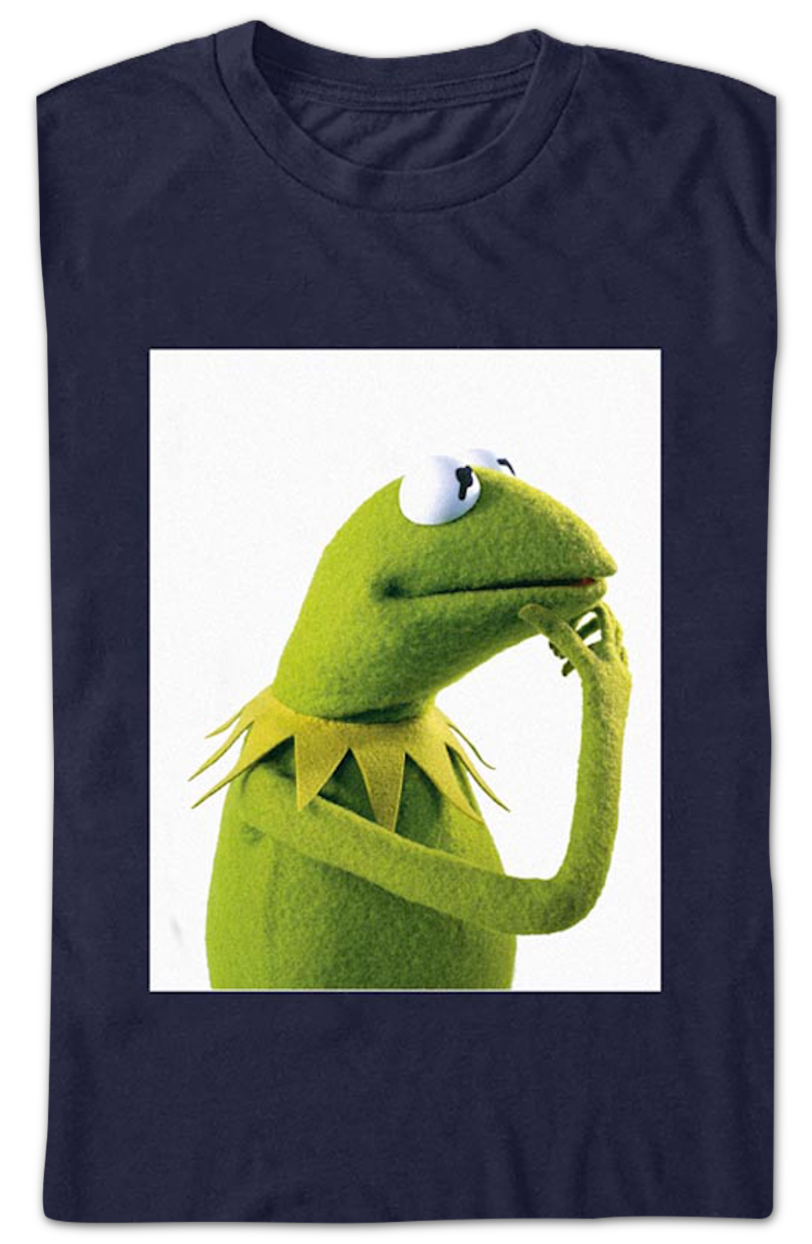 Kermit The Thinker Muppets T-Shirt