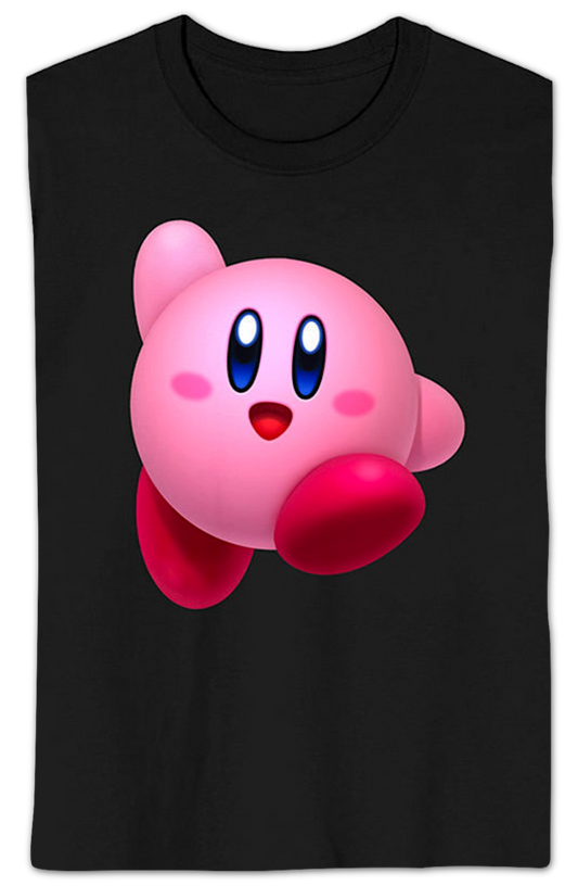 Black Kirby Nintendo T-Shirt